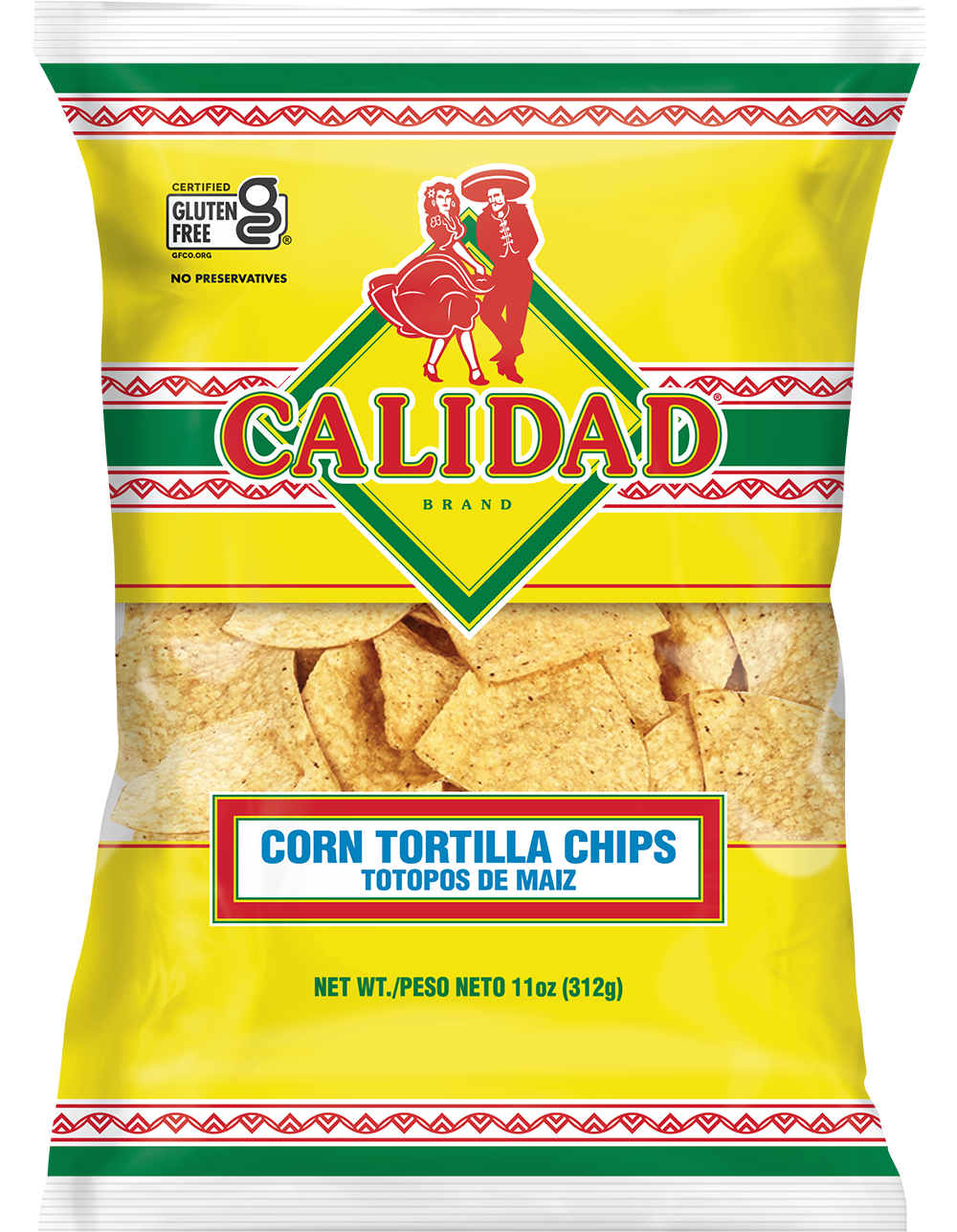 packaging for the Corn Tortilla Chips product